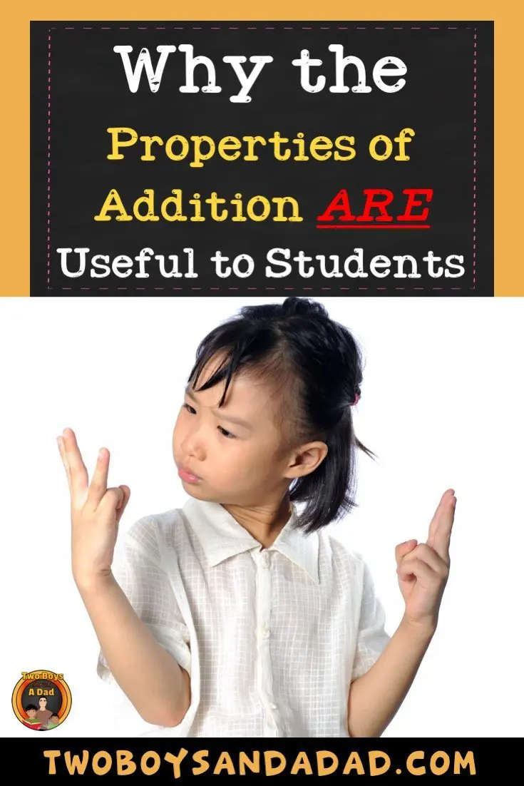 Teach the Properties of Addition to students because they are extremely useful as a strategy for efficient computation. Read how I use a PowerPoint, activities, center, foldable and more to teach these properties. #twoboysandadad #math #3rd grade #2ndgrade #commomcoremath #teaching #mathactivities