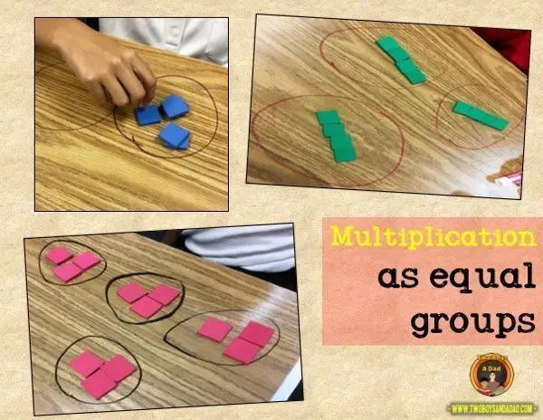 learning multiplication as equal groups