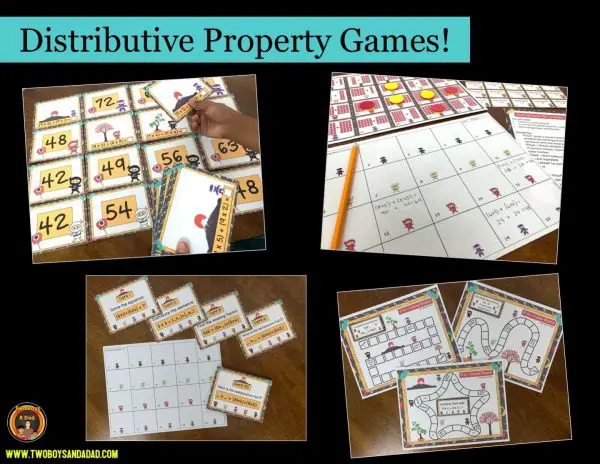 Distributive Property Anchor Chart