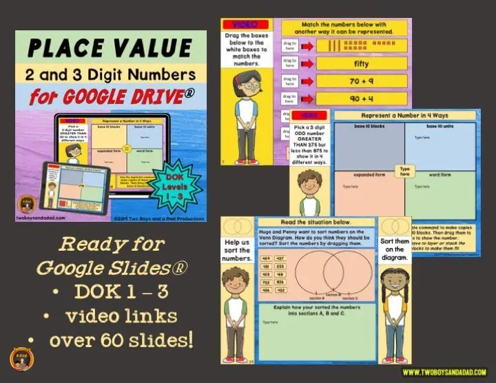 Place Value using Google Slides