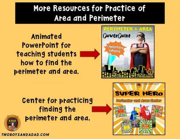 More resources for learning area and perimeter